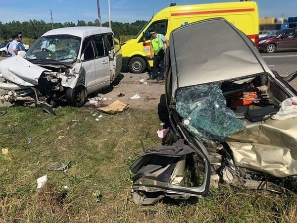 Авария по трассе Томск - Мельниково 8 августа 2018