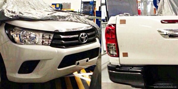 Шпионы заметили обновленный Toyota Hilux