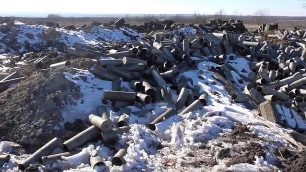 Военные трофеи ополченцев под Чернухино