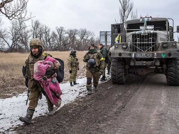 выход украинских войск из Дебальцево