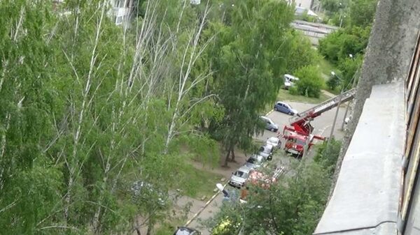 Пожарные пожарно-спасательной части №7 прибыли спасать 86-летнего пенсионера с 6 этажа Пожарно-спасательная часть №7